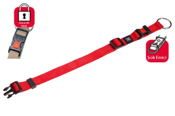 Karlie Kilitli Boyun Tasma S 30-45Cm Kırmızı